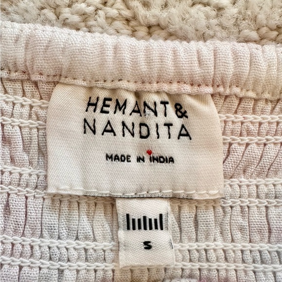 Hemant & Nandita Floral Long Sleeve Mini Dress – Size S - Picture 5 of 5